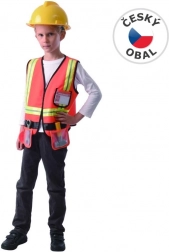 Pustni kostum Mehanik za fante 120–130 cm