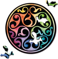 Curiosi okrogla mini sestavljanka Picoli – Brst, 33 koščkov