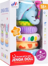 Mehka zložljiva piramida slon za najmlajše