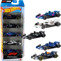 Hot Wheels Formula 1 komplet avtomobilčkov v merilu 1:64 – 5 kosov