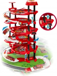 XXL Gasilska garaža - 5 nadstropij + igralna podloga, 82 delov