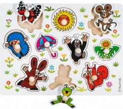 Velike lesene vstavljanke KRTEK