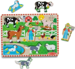 Lesena kmečka sestavljanka Melissa & Doug