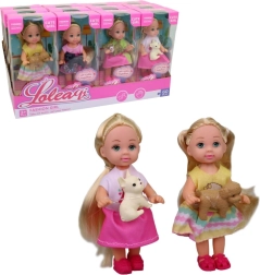 Punčka s kužkom 11 cm