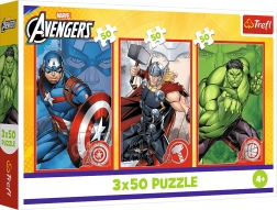 Sestavljanka 3x50 Disney Marvel The Avengers – tvoj junak