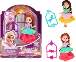 Oblekajoča punčka Little Kingdom z dodatki, 8 cm