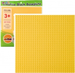 Gradbena podlaga za kocke rumena 25,5 x 25,5 cm