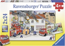Ravensburger sestavljanka Gasilci 2x24 kosov
