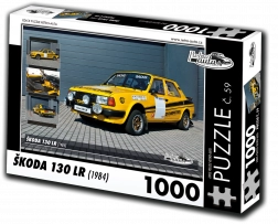 Sestavljanka RETRO-AUTA Škoda 130 LR 1000 koščkov