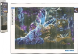 Diamantno slikanje NORIMPEX – metuljčja vila 30 × 40 cm