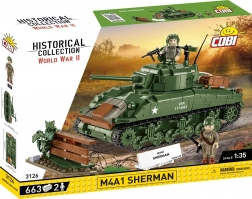 Komplet za sestavljanje tank M4A1 Sherman 1:35 – 663 kosov