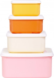 Set štirih škatlic za malico A Little Lovely Company – Mavrica