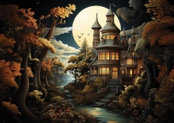 Sestavljanka Graščina Roccoco 2000 kosov ART PUZZLE