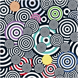 Curiosi kvadratne sestavljanke Q Shake vzorec V 70 koščkov