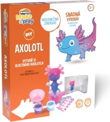 Modelo DIY aksolotel – ustvarjalni komplet za izdelavo mehke figurice