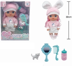 punčka 30 cm pije in lula z dodatki