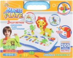 Vijakarska sestavljanka z vrtalnikom in kovčkom, 205 delov