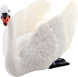 Plastična figurica labod 8 cm