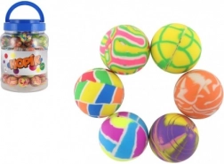 Barviti poskakujoči žogici 3,2 cm, mešanica barv – 1 kos