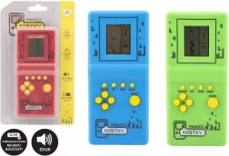 Elektronska igra padajoče kocke uganka plastika 7x14,5 cm 3 barve, z zvokom na baterije