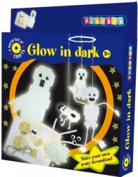 Svetleči talilne perlice Okostnjaki in duhovi 1100 kosov