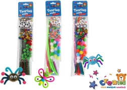 Ustvarjalni komplet za otroke – 5 vrst v vrečki 8 × 38 cm