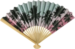 Dekorativni pahljača s palmami