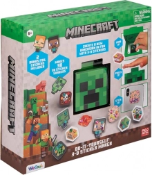 Minecraft 3D izdelovalnik nalepk Creeper