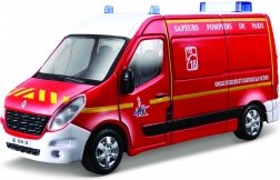 bburago 1:50 emergency – renault master gasilci/policija
