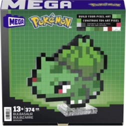 mega pokémon pixel bulbasaur – sestavljanka figurice