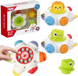 Woopie Kozmična Raketna Aktivna Kocka - Izobraževalna Senzorična Kocka 18m+