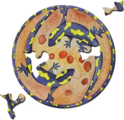 Okrogla sestavljanka CURIOSI Picoli – močerad, 33 kosov