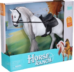 Figurica konja s črnim sedlom, 32 cm – 1 kos