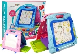 Dvostranska otroška risalna tabla z magnetom in flomastri