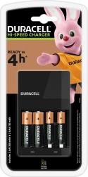 Polnilec Duracell Hi-Speed z 2x AA in 2x AAA baterijami