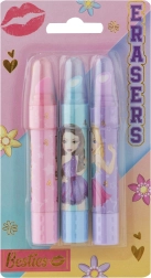 Radirka Besties v obliki šminke, 3 kosi