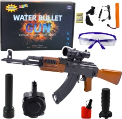 Vodna puška za kroglice s pripomočki in zaščitnimi očali