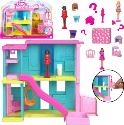 Mattel Mini Barbie Land hiška s punčko, ljubljenčkom in dodatki