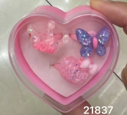 Komplet 3 prstanov z bleščicami