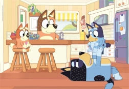 CLEMENTONI sestavljanka Bluey 104 kosov