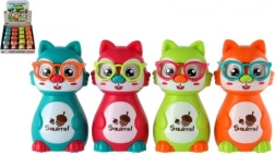 Veverica na vztrajnik 10 cm – plastična igrača za otroke