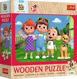 Lesene puzzle Veseli CoComelon 24 kosov