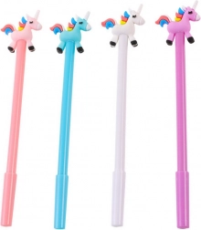 kemični svinčnik z samorogom, črna polnilo 0,5 mm – mešanica barv