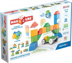 Geomag Magicube Shapes – sestavljanka 32 kosov