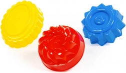 Plastični modelčki za peščene potičke, 3 kosi POLESIE