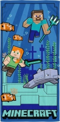 Hitrosušeča otroška brisača Minecraft – podvodna pustolovščina