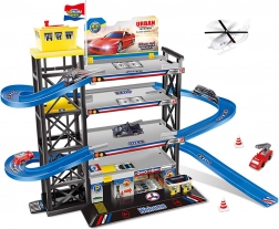 Velika parkirna garaža s heliportom