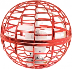 Levitirajoča krogla z upravljanjem z gestami in LED lučkami – Rdeča