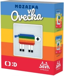 Barvita mozaika Ovčka