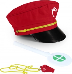 Komplet za železniškega odpravnika ZSSK s piščalko in loparčkom